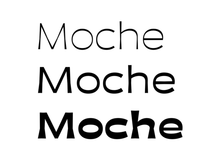Moche: Free Sans-serif Typeface