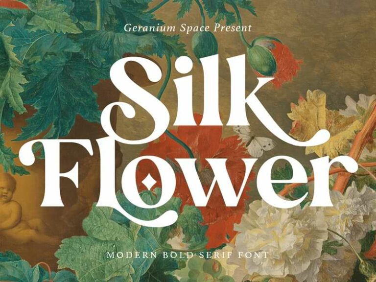 Silk Flower: Modern Feminine Font