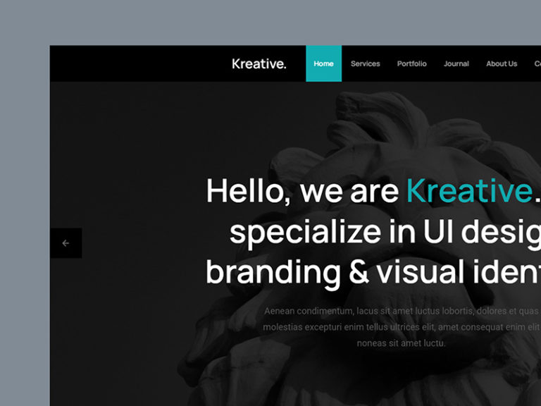 Kreative - Free HTML Template for Agencies